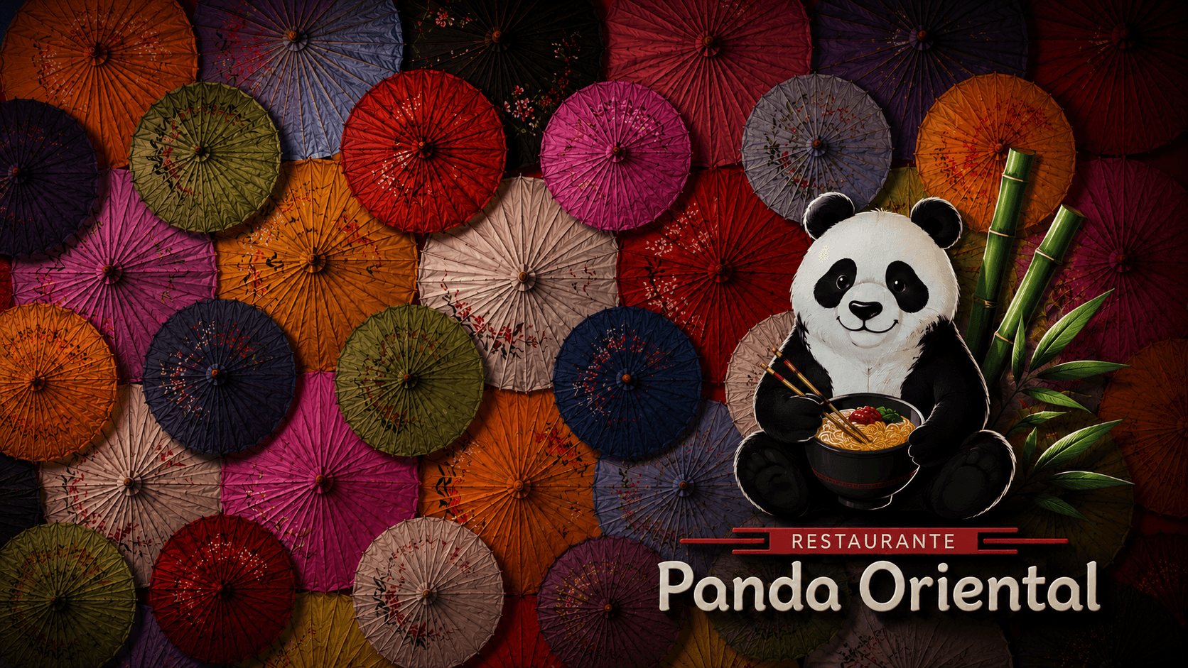 Panda Oriental - Escultura panda
